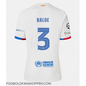 Barcelona Alejandro Balde #3 Udebanetrøje 2023-24 Kortærmet